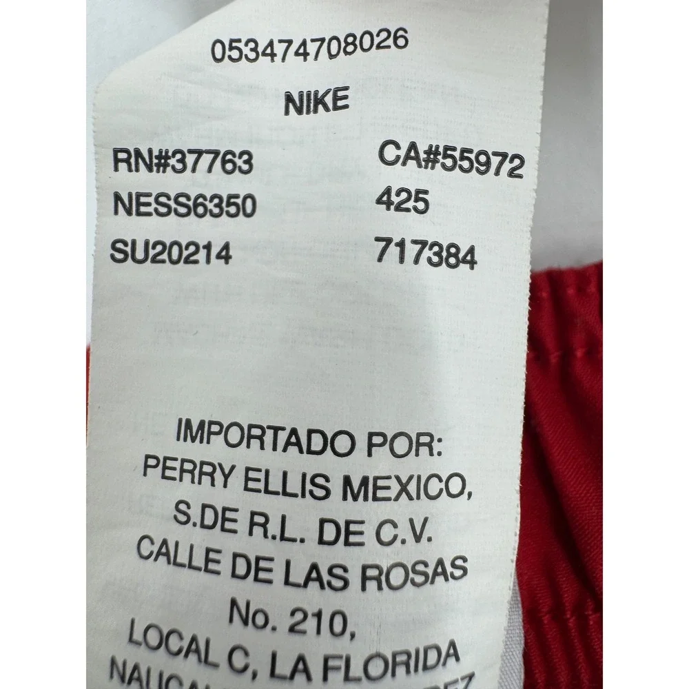 Vintage Nike Mens XL Blue Red Swim Trunks Board Shorts Mesh‎ Lined NESS6350 425